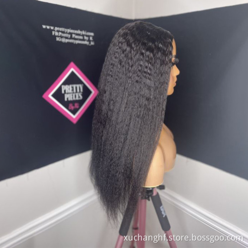 Wholesale 13x6 hd lace frontal wig Virgin Hair Brazilian Hair Peruvian Swiss 13x6 transparent hd lace frontal wig